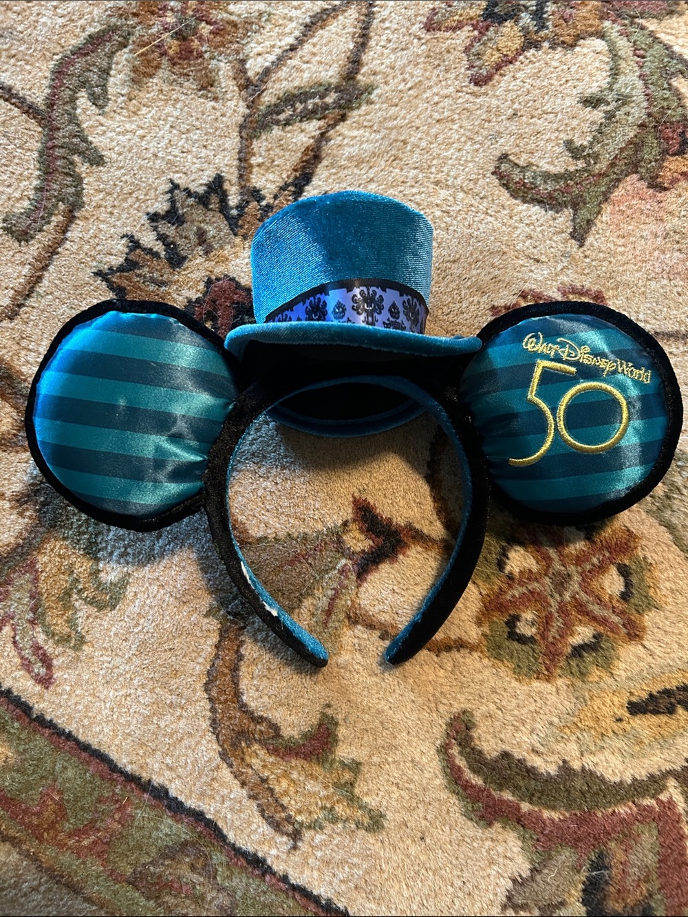 Haunted Mansion Main Attraction Disney 50th Anniversary Mickey Ears Headband